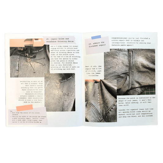 Crotch Repair: A Atep-by-step Guide to Fixing Stretchy Jeans & Pants - Singular Papers