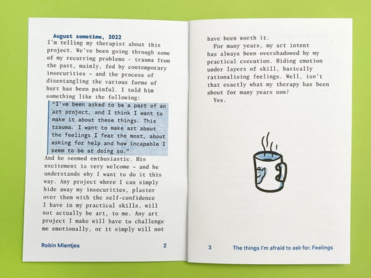 The things I'm afraid to ask for - Singular Papers