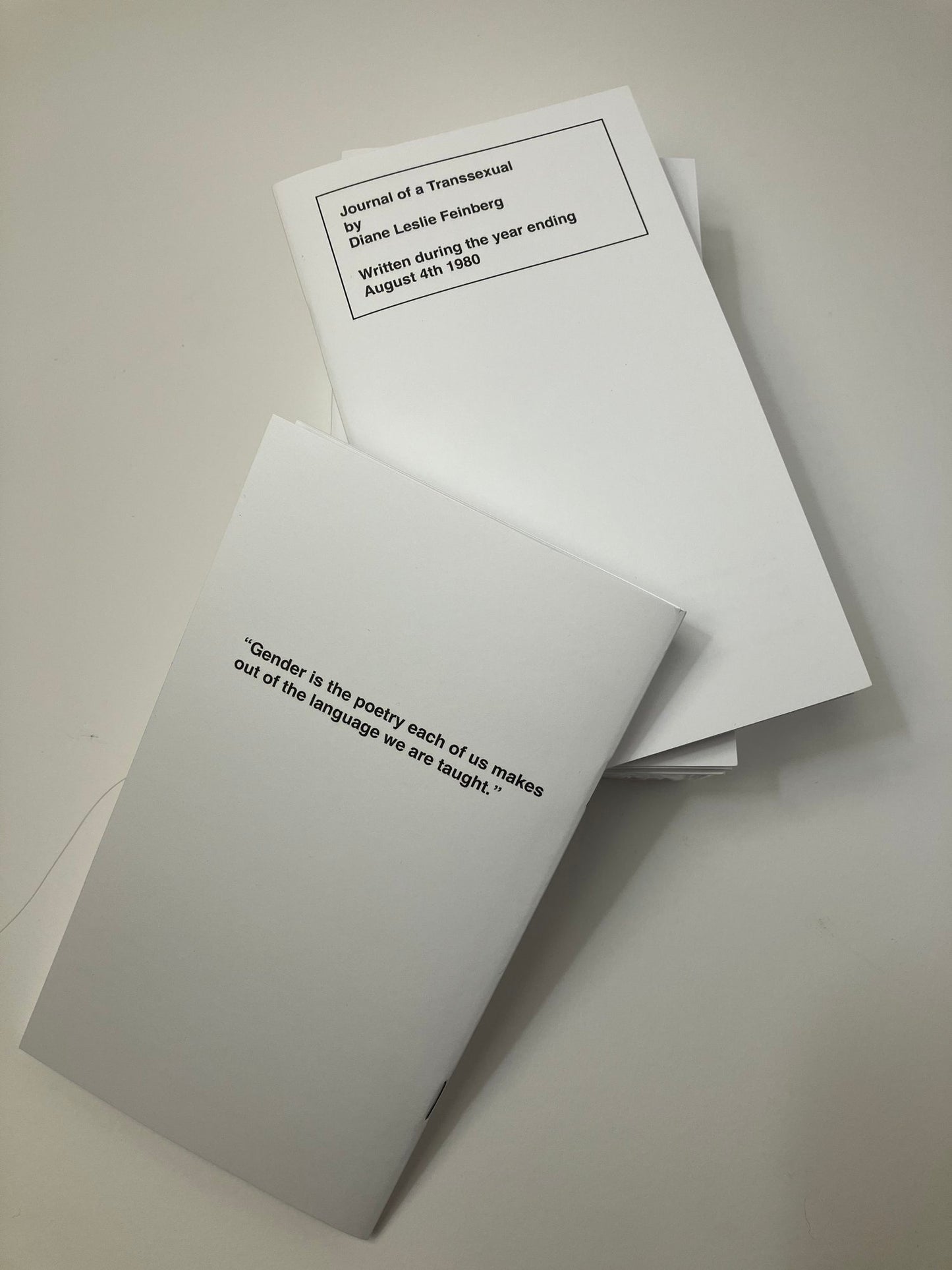 Journal of a Transsexual - Singular Papers