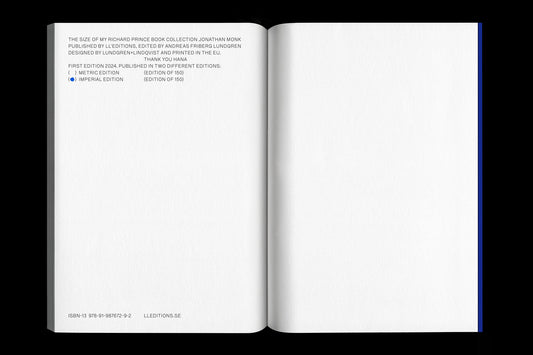 The Size of my Richard Prince Book Collection - Imperial Edition - Singular Papers