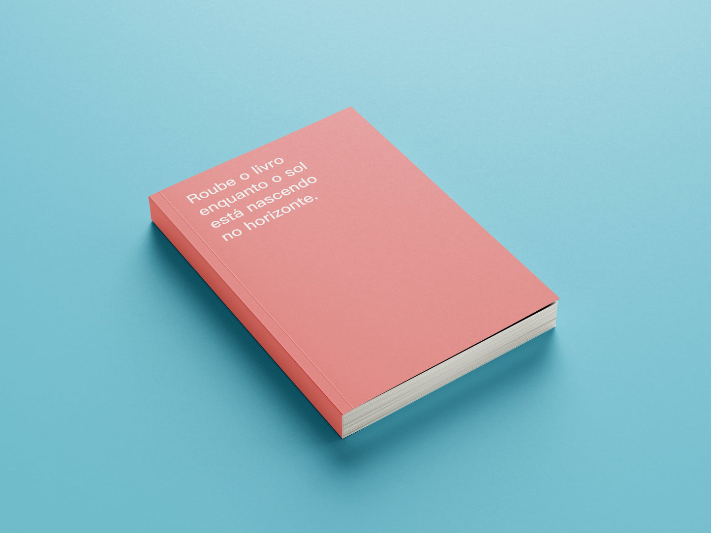 Roube o livro enquanto o sol está nascendo no horizonte - Singular Papers