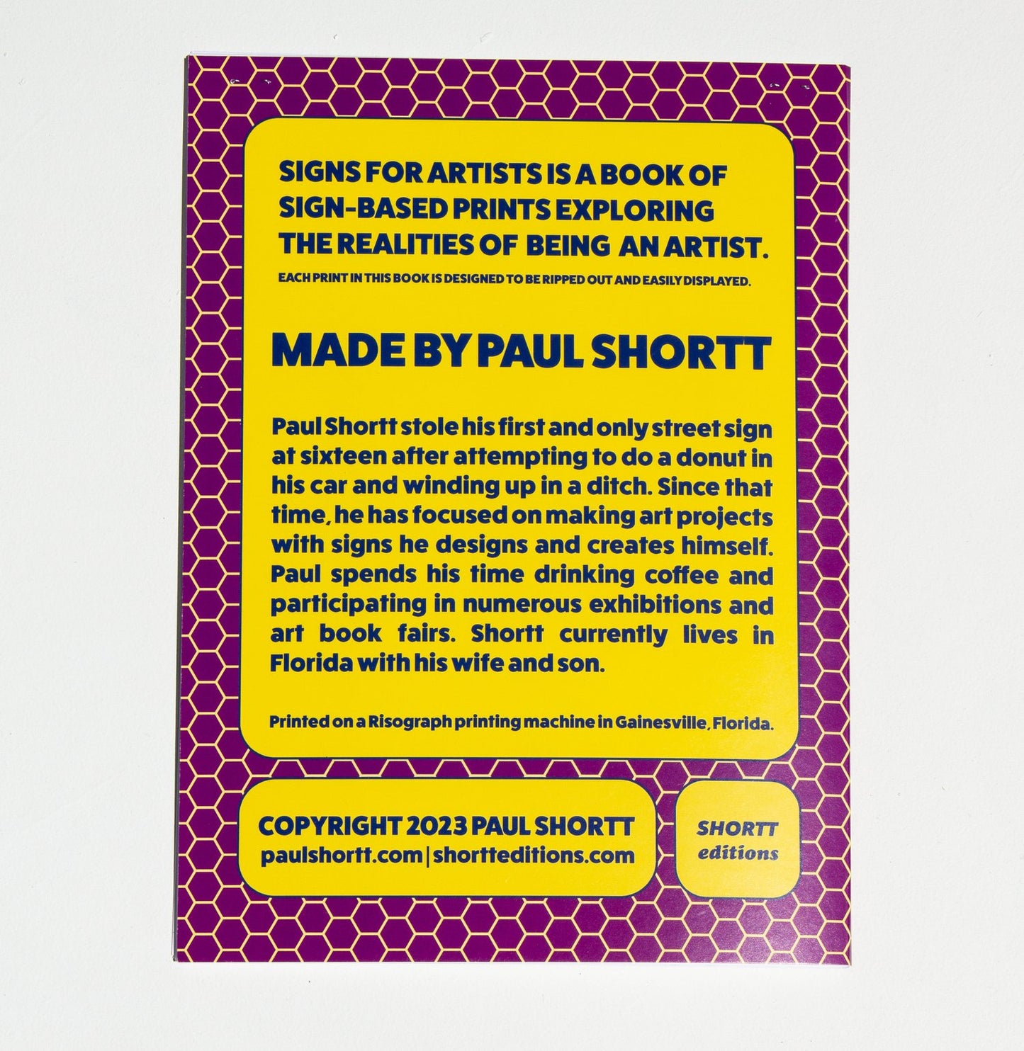 Signs For Artists - Singular Papers