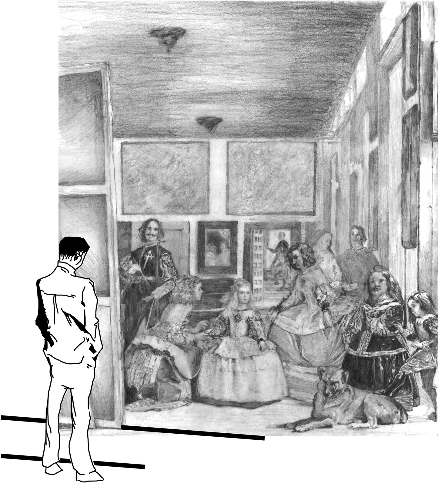 Delante de Las meninas