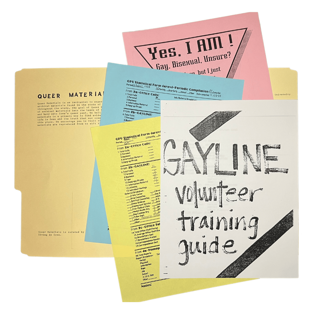 Queer Materials #3 "GAYLINE"