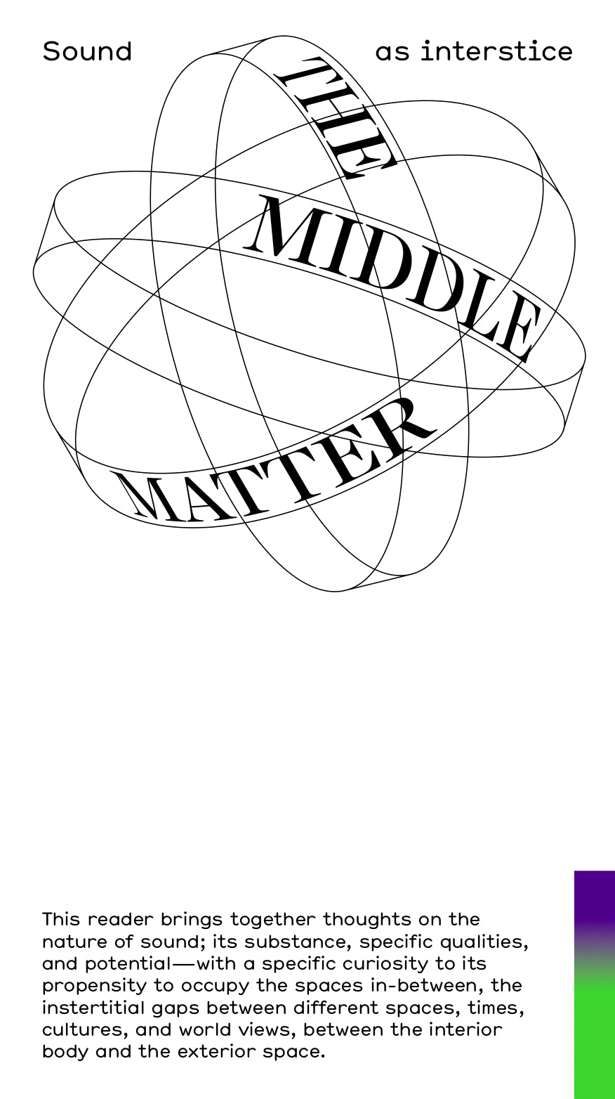 The Middle Matter – Sound as interstice