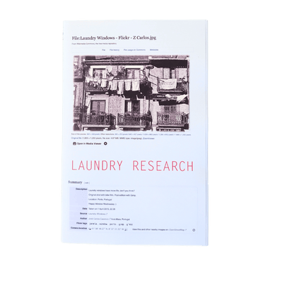 Laundry Research Zine