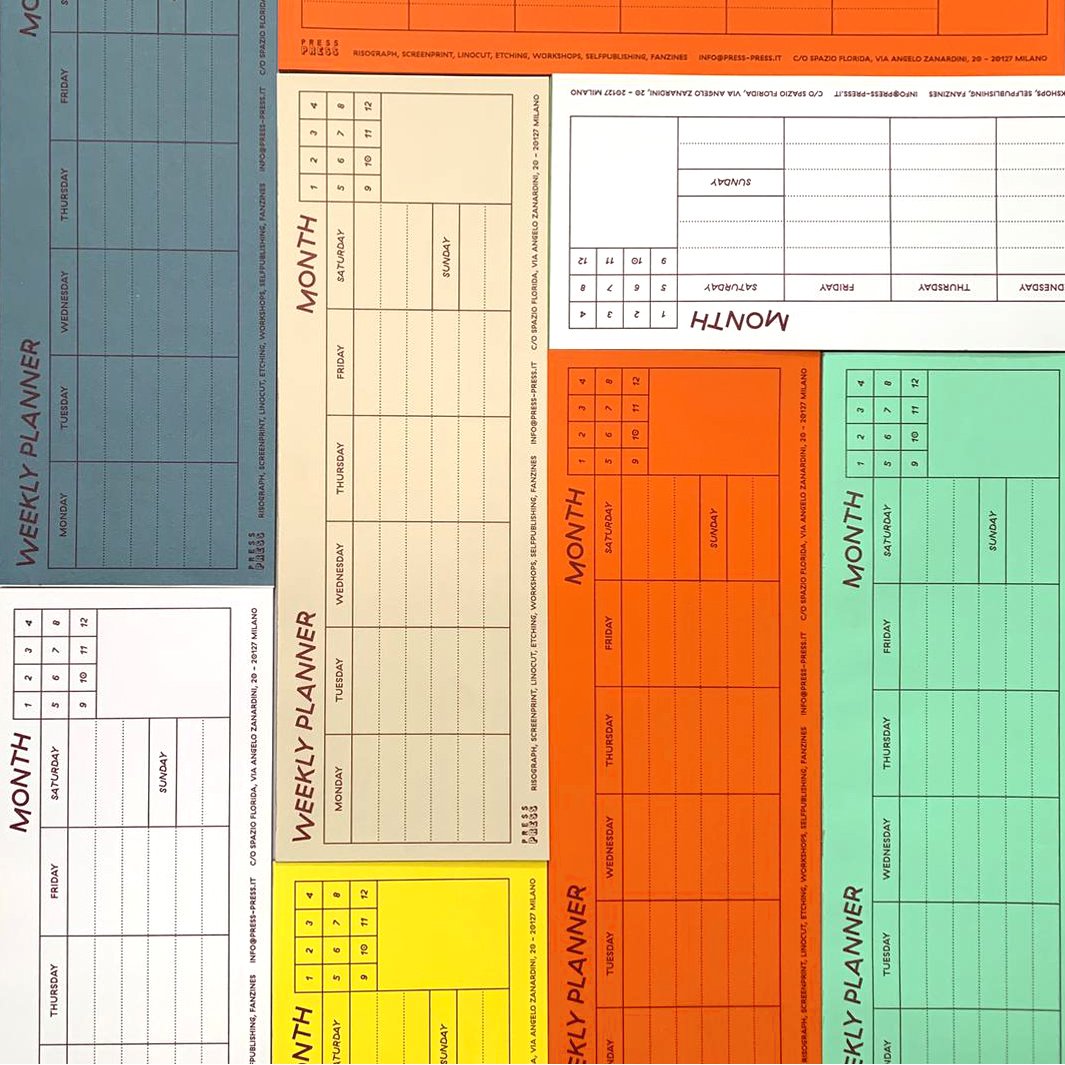 Weekly planner