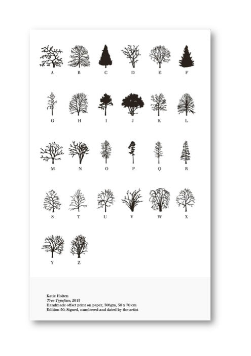 About Trees - Tree Typeface