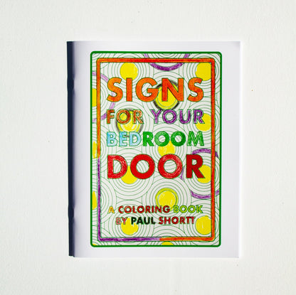 Signs For Your Bedroom Door Coloring Book