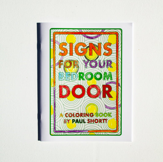 Signs For Your Bedroom Door Coloring Book